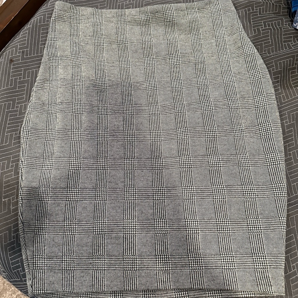 Express Gray Mini Pencil Skirt for Work